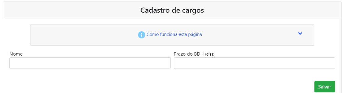 Aviso e timer de quitação de banco de horas